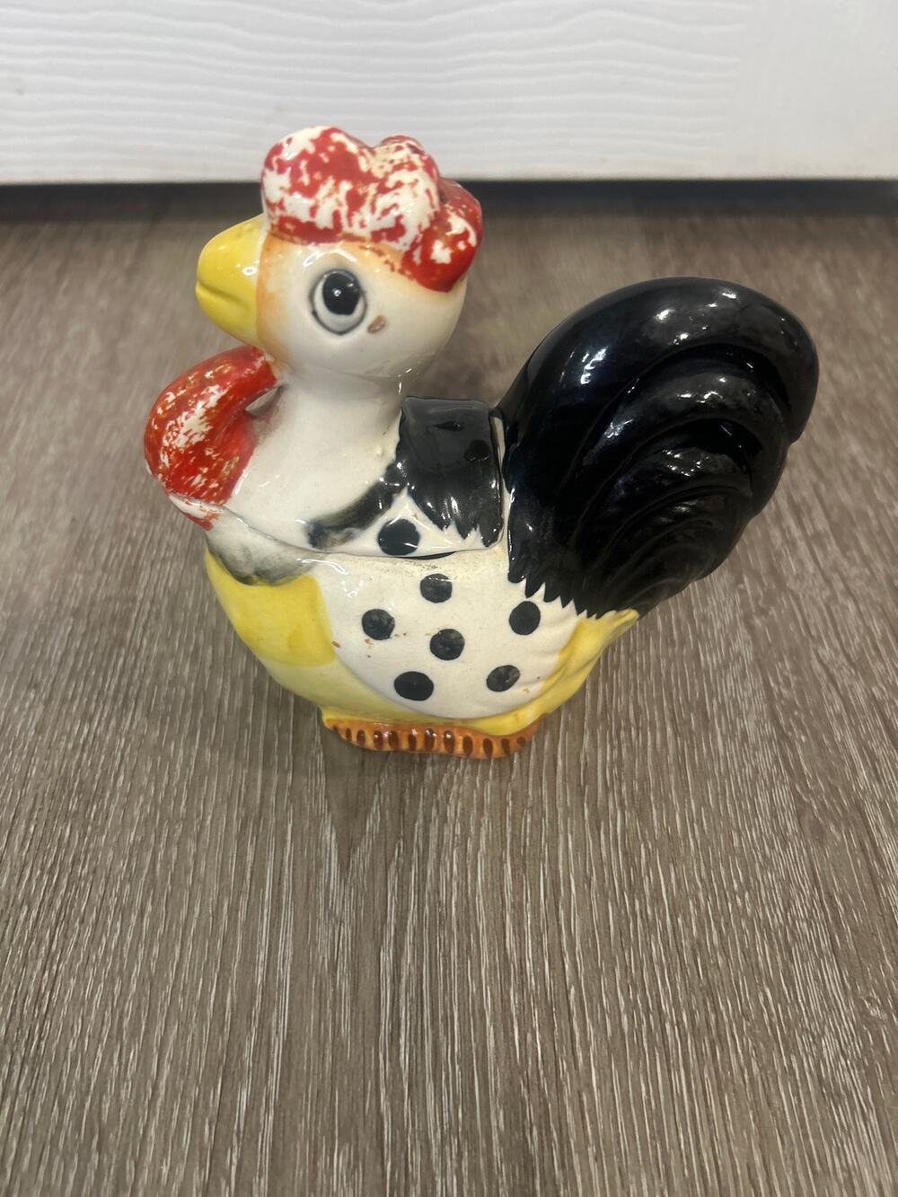 VTG Ucagco Japan Ceramic Turkey Salt Pepper Shaker Creamer Sugar Bowl Stacker